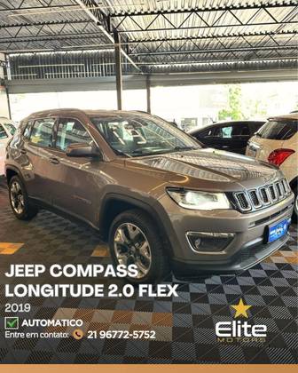 JEEP COMPASS 2.0 16V FLEX LONGITUDE AUTOMÁTICO JEEP COMPASS 2.0 16V FLEX LONGITUDE AUTOMÁTICO